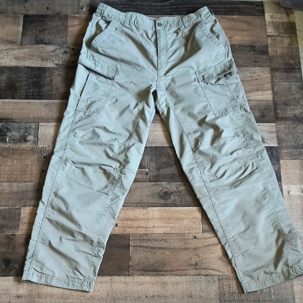 REI Tan Cargo Hiking Pants Sz 36x 32 Men